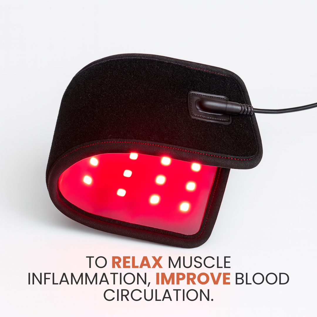 Red Light Therapy Belt | Targeted Pain Relief, Boost Circulation, Soothe Inflammation