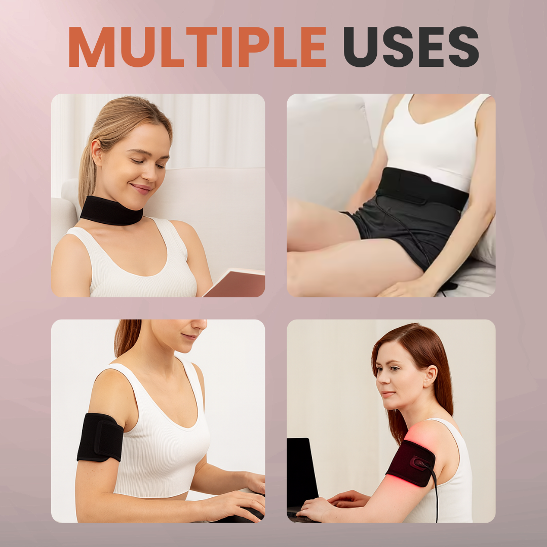 Red Light Therapy Belt | Targeted Pain Relief, Boost Circulation, Soothe Inflammation